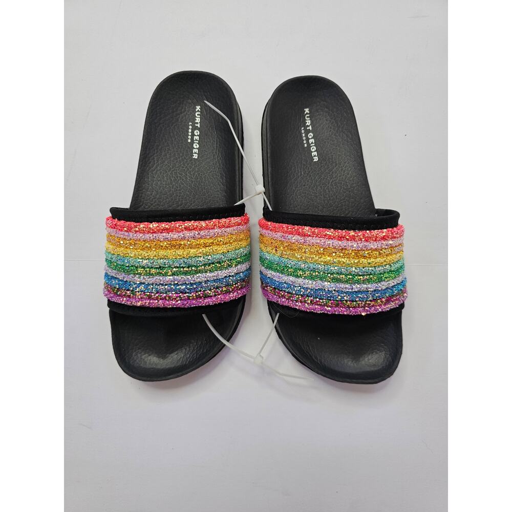 Kurt Geiger Kids Rainbow Glitter Sandals